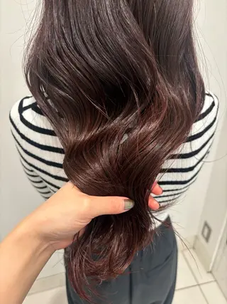 ロング カラー 🐭花小金井 かがり お洒落パーマ🐭のヘアスタイル