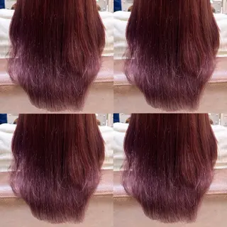 カラー 艶カラー🩵中久保 舞優🩵のヘアスタイル