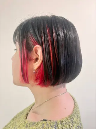 ショート カラー 古川 琴美のヘアスタイル