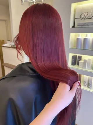 ロング カラー MARQUEE所属・Ayame / ハイトーンカラーのヘアスタイル