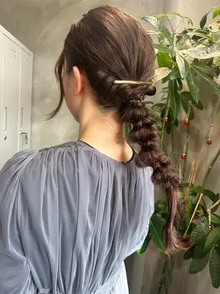 ロング soil by ROMMY所属・MOMO💞🦩 カラーモデル💞🦩のヘアスタイル