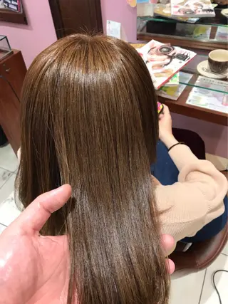 ロング カラー 大阪長居🌱野見山 卓也のヘアスタイル