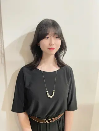 ミディアム fifth天神/末廣 和也のヘアスタイル