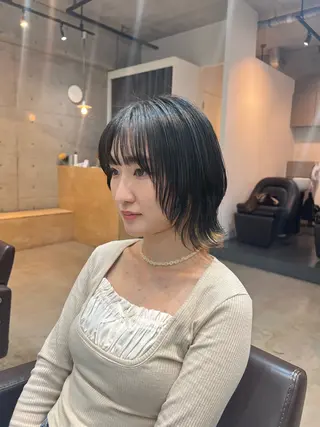 ショート デジタルパーマ/ 艶カラー/神野楓のヘアスタイル