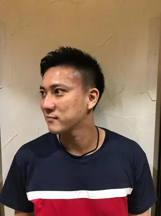 メンズ familiar BOND所属・佐々木陸斗 ショート&メンズのヘアスタイル