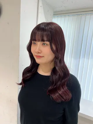 セミロング カラー SALOWIN川崎WEST店所属・🌷川崎/アレンジ/ 暖色ボブ/コトネ🌷のヘアスタイル