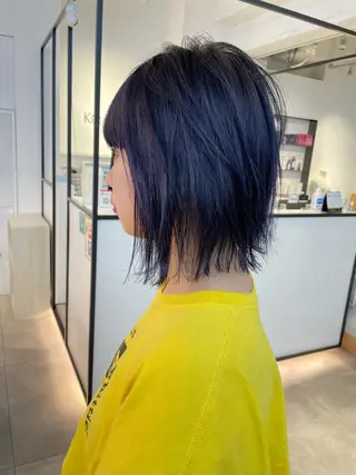 ミディアム カラー 🇰🇷カルマパーマ kaito🇰🇷のヘアスタイル