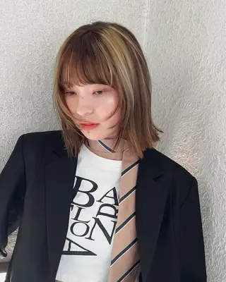 ミディアム TRICCA 銀座所属・奏羽　"メンズ ・パーマ・ショート"のヘアスタイル