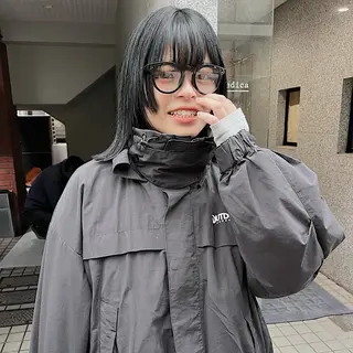 ミディアム カラー ヘアアレンジ 🌐サトウ リョウ🌐のヘアスタイル