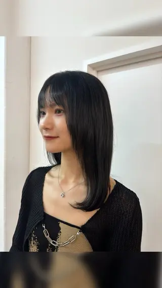 セミロング カラー 🌼【暖色カラー】 kanon🐣のヘアスタイル