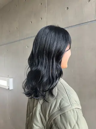 セミロング カラー 透明感カラー🪡🤍 nanao🤍🪡のヘアスタイル