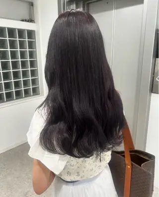 ロング miku/ラベンダー 透明感カラー🪻❤︎のヘアスタイル