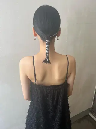 ミディアム ヘアアレンジ ⭐️ アユミ⭐️のヘアスタイル