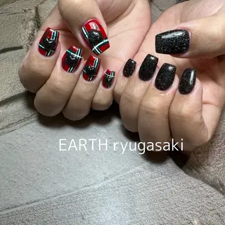 ネイル hair&make EARTH coiffure beaute 龍ケ崎店所属・tomita ayakaのネイルデザイン