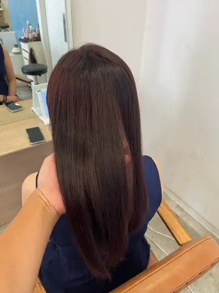 セミロング 清本 耕介のヘアスタイル