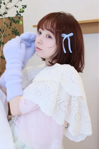 ミディアム カラー 武田美空🐇 ボブ/暖色カラー🌷のヘアスタイル