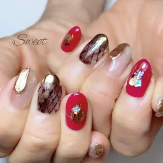 ネイル sweet 仲野陽子のネイルデザイン