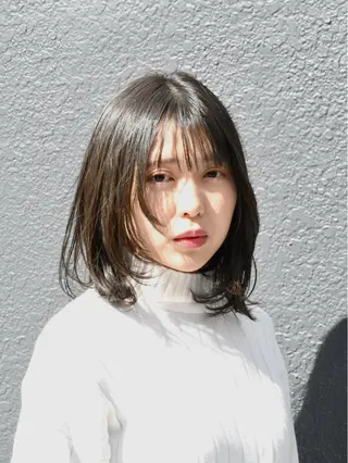 ミディアム 🎀似合わせカット/ ボブ/佐瀬千枝🎀のヘアスタイル