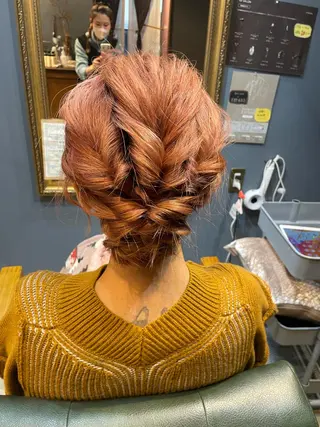 ヘアアレンジ hair  make echo所属・hair make echo滿木あい花のヘアスタイル