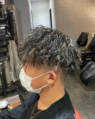 ショート カラー パーマ メンズ Wataru 髪質改善カラー💎のヘアスタイル
