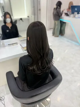 ロング カラー 大人っぽ暗髪レディ 🩶takuto🩶のヘアスタイル