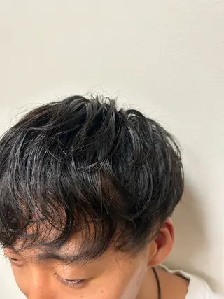 パーマ メンズ 星野 真壱のヘアスタイル