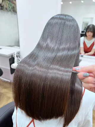 ロング カラー ヘアアレンジ ✨カチモリ✨レイヤー 韓国ヘア🇰🇷ゆいのヘアスタイル