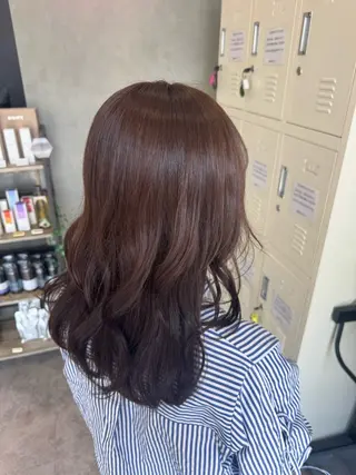 ミディアム カラー ヘアアレンジ きたはら りおん💫のヘアスタイル