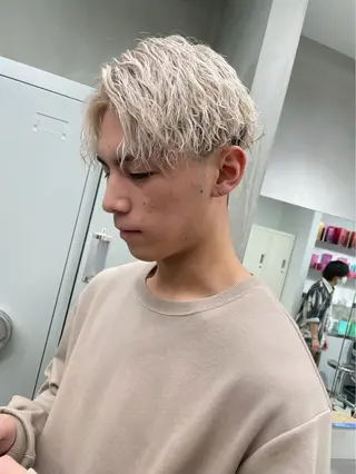 ショート カラー メンズ 名古屋メンズパーマ /松井生のヘアスタイル