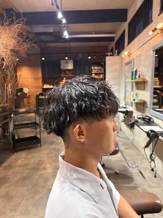 ショート パーマ litbyfifth 末吉海里のヘアスタイル