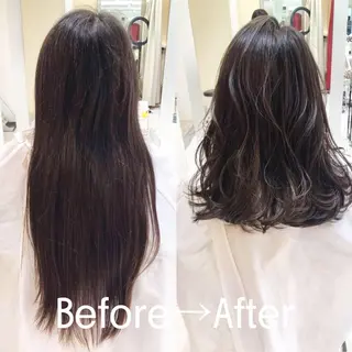 セミロング 岡田詩織 MODE Ks松原店のヘアスタイル