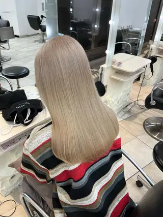 セミロング 韓国レイヤー×モテ髪 /MITSUKI🤍のヘアスタイル