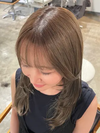 セミロング メンズケアブリーチ 特化🔥村田のヘアスタイル