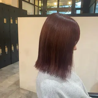 ミディアム カラー 🫧透明感カラー 🫧 ジルバ清水南海のヘアスタイル