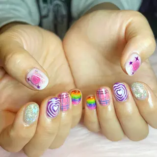 ショート watanabe miyuuのネイルデザイン