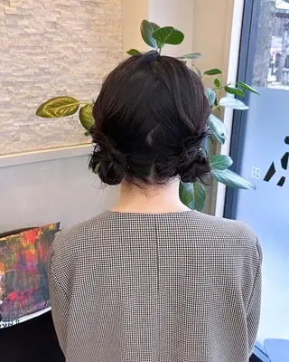 ヘアアレンジ ALVAREZ BARBER SHOP所属・takebuchi harukaのヘアスタイル