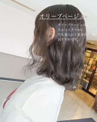 ミディアム カラー flocci🌙 フロクシのヘアスタイル