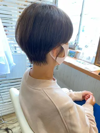 ショート カラー ショート、ボブ シマダマサトのヘアスタイル