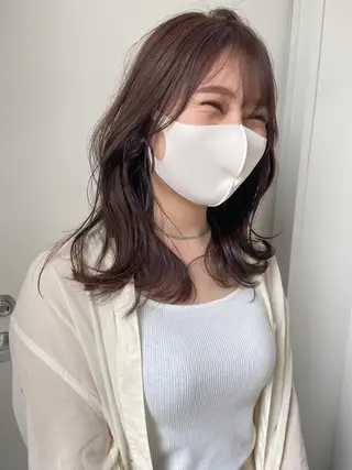 ロング カラー 岡本康平/ボブ /ブリーチ/レイヤーのヘアスタイル