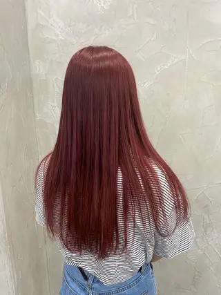 ロング カラー 佐伯 鼓乃美のヘアスタイル
