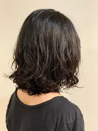 ミディアム ながやま まいのヘアスタイル