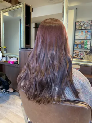 ロング カラー 🌿ストレート🌿 髪質改善☘️シュウヤのヘアスタイル