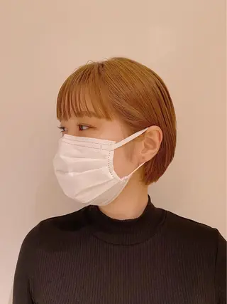 ショート カラー ノグチ ユウキ/ボブのヘアスタイル