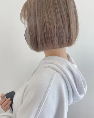 ミディアム ୨୧柔らかいカラー nozomi ୨୧のヘアスタイル