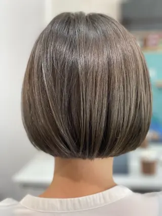 ミディアム カラー Snaly カラー特化ページのヘアスタイル