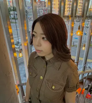 ロング カラー パーマ ヘアアレンジ メンズ キッズ WEST O LAND所属・若尾 貴斗のヘアスタイル