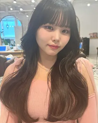 ロング レイヤーカット/ 韓国girly🤍楓のヘアスタイル