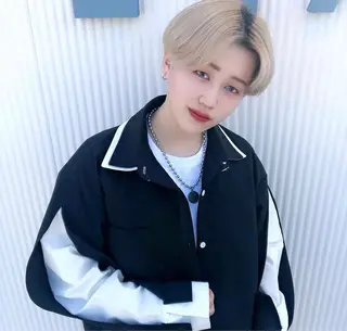 ショート カラー メンズパーマ/韓国 ヘア/Mino🤍のヘアスタイル