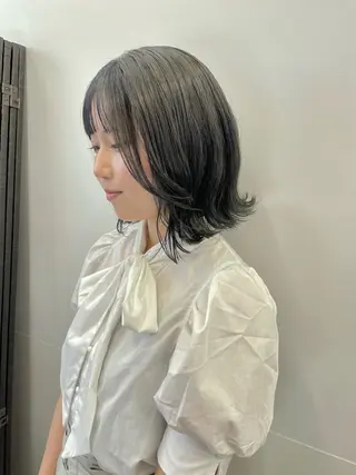 ミディアム カラー ダブルカラー🦖 /髪質改善⚡️しおりのヘアスタイル