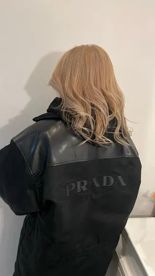 セミロング カラー メンズカット・パーマ eliasのヘアスタイル